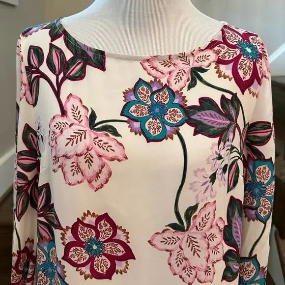 New! Talbots POET SLEEVE TOP - FLORAL SZ XS NWT - Picture 3 of 10